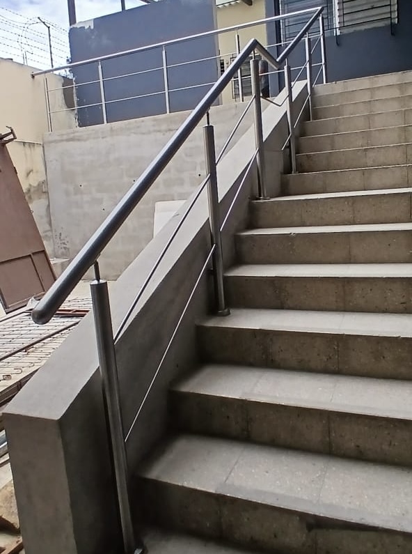 Barandal exterior concreto