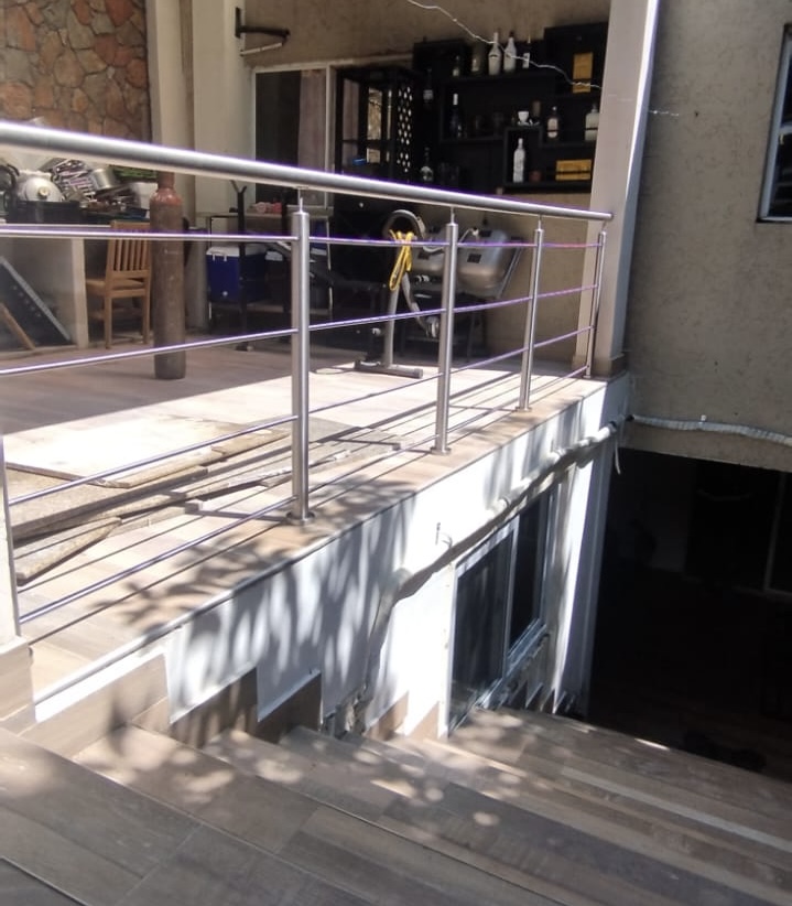 Barandal terraza exterior